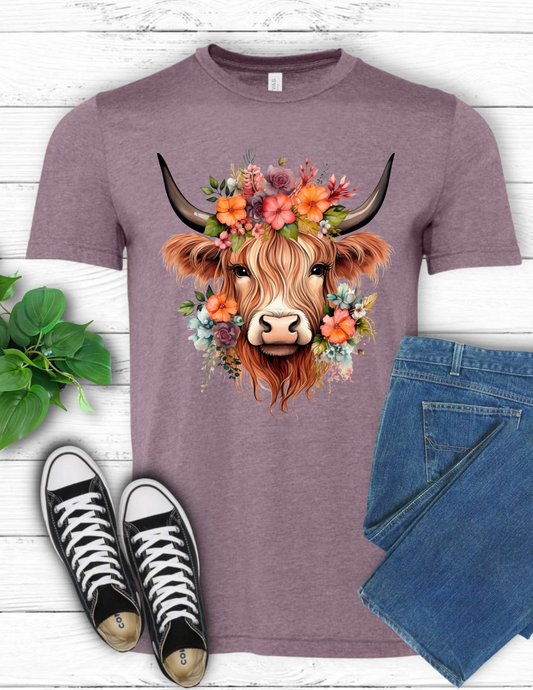 Floral Cow