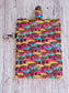 Aztec multi color 2 pocket mini wallet/keychain wallet