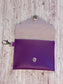 Purple mini wallet/keychain wallet