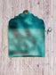 Turquoise smoke mini wallet/keychain wallet