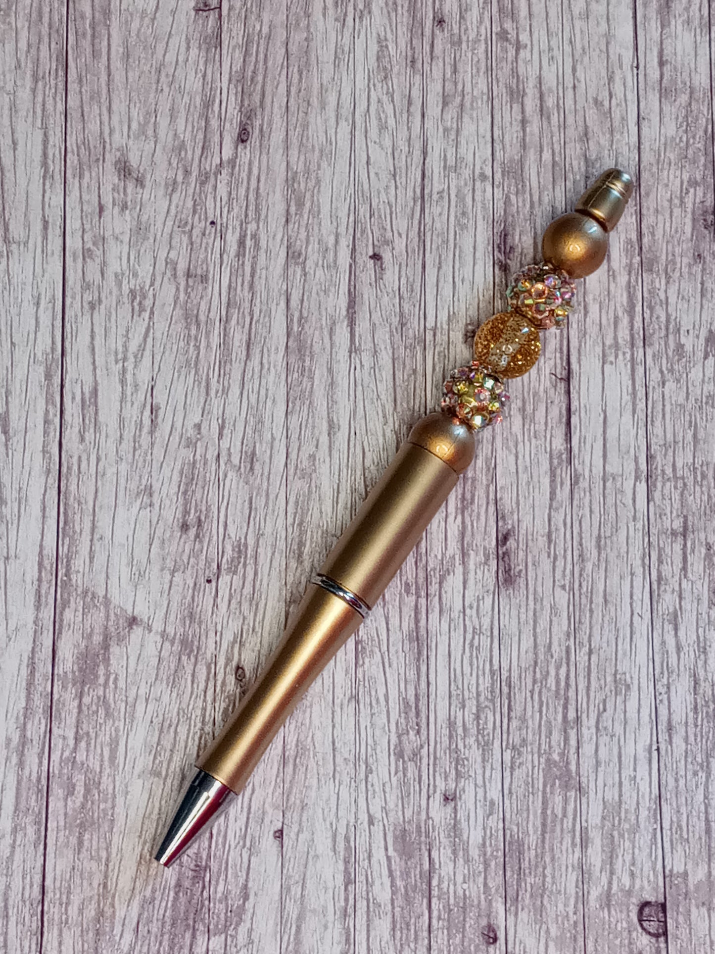 Gold beaded pen