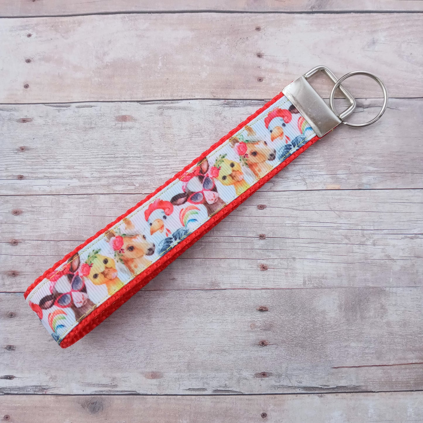 Cute animals keychain 6"