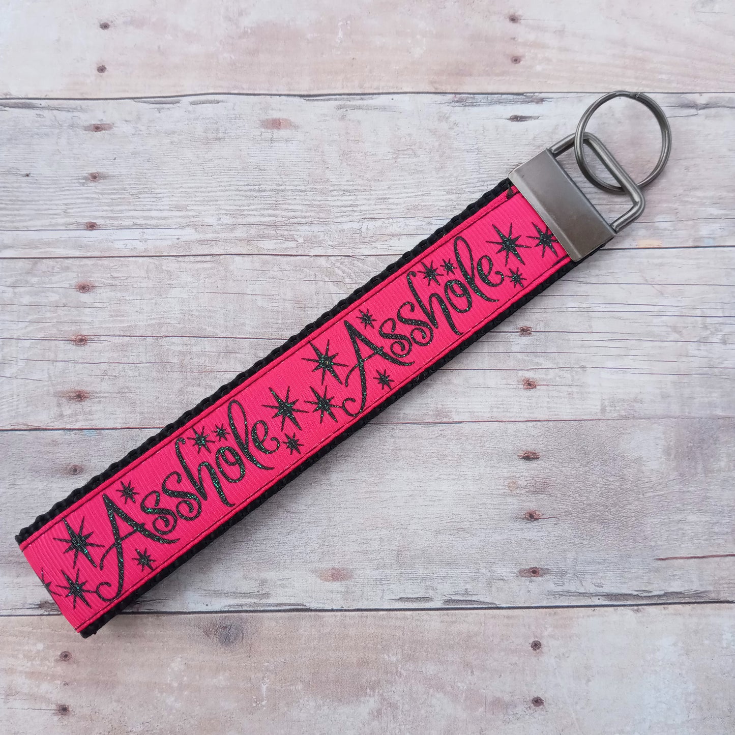 Asshole keychain 6"