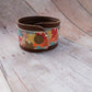 Brown and colorful leaves bracelet