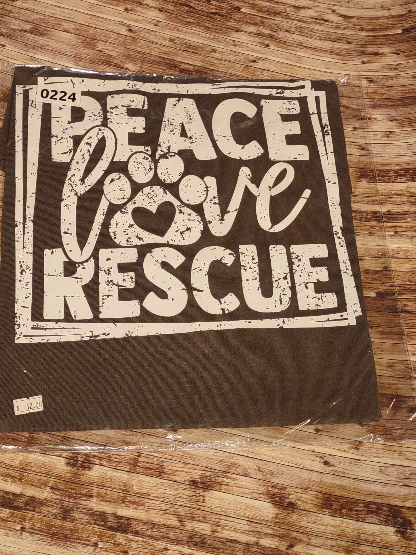 Peace Love Rescue XL