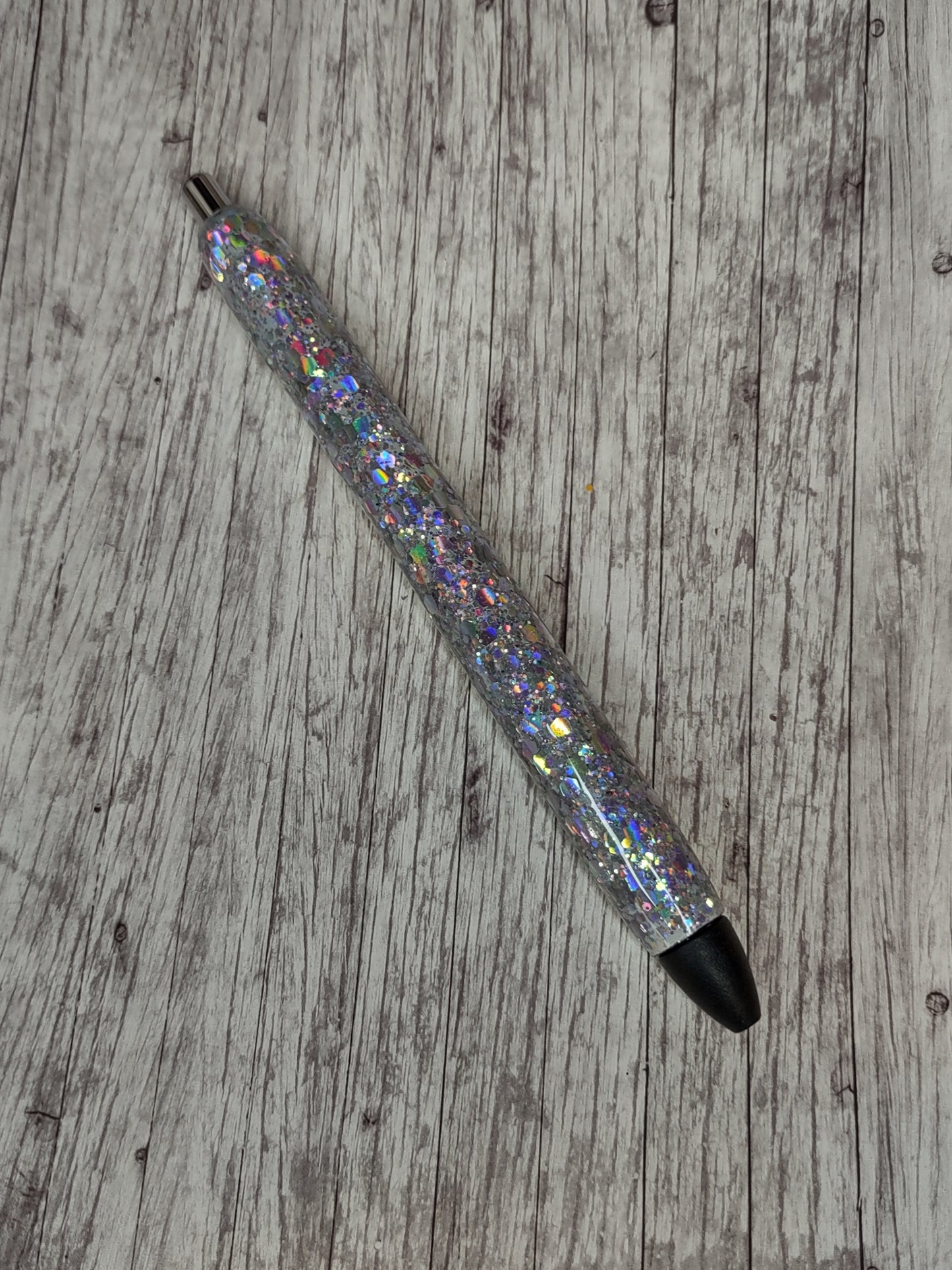 Silver Chunky Glitter Pen