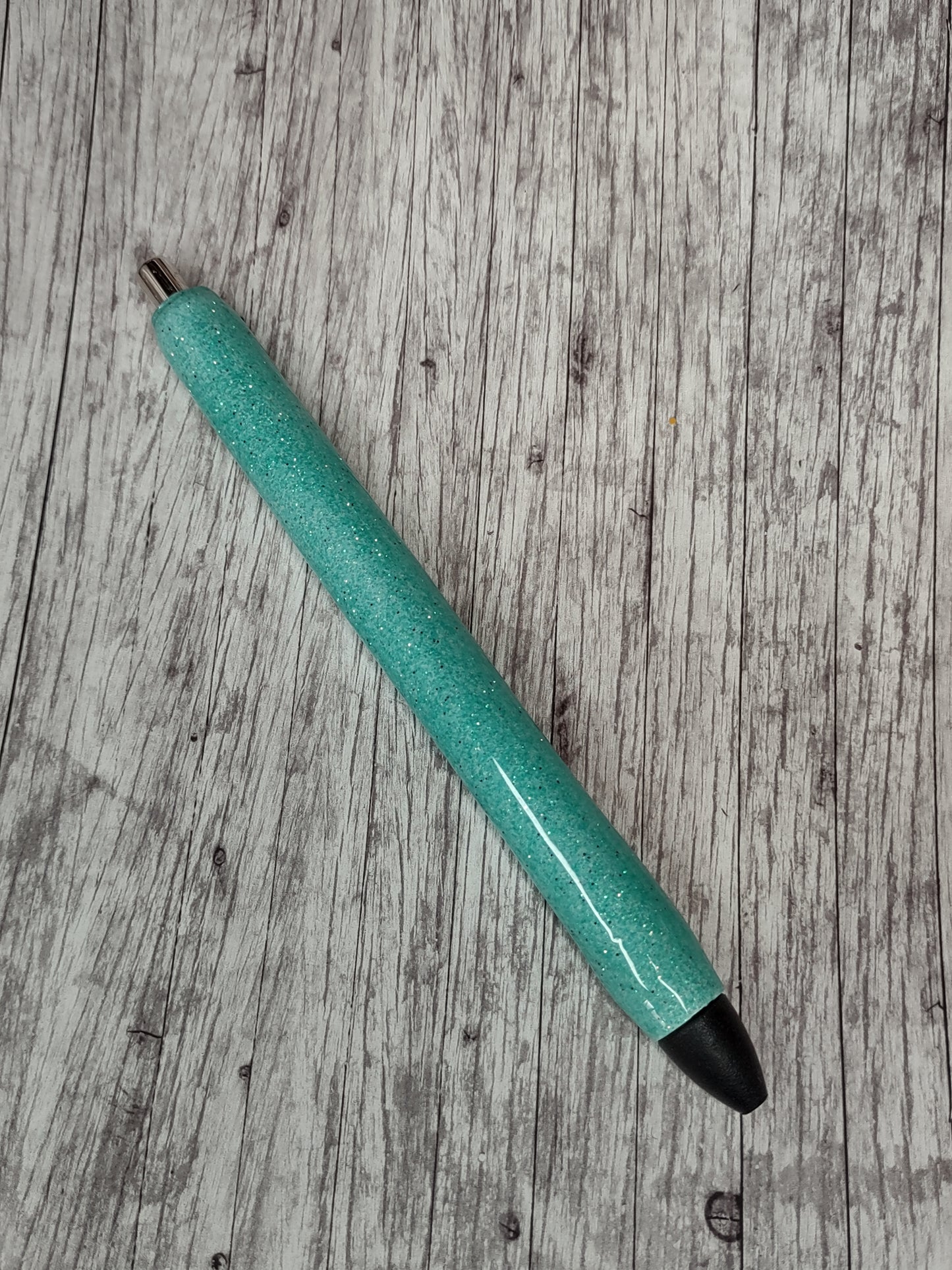 Mint/Blueish Glitter Pen