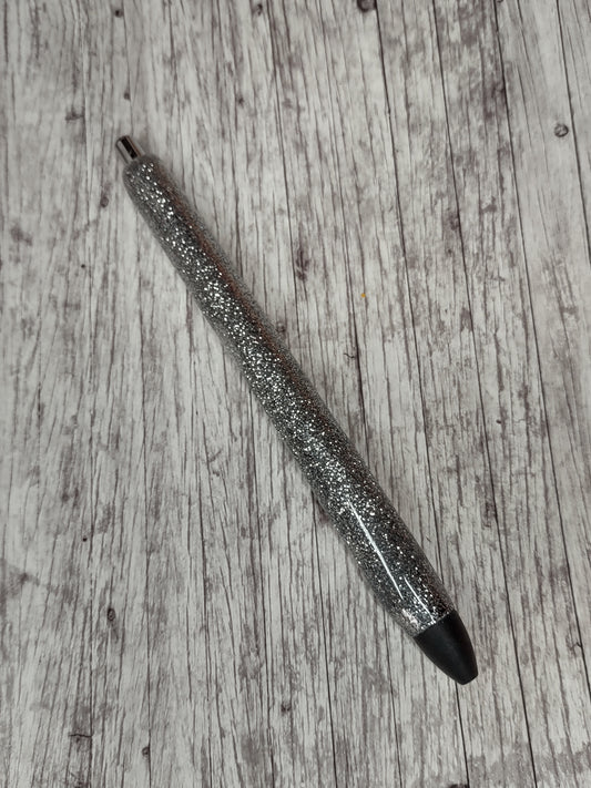 Silver Glitter Pen