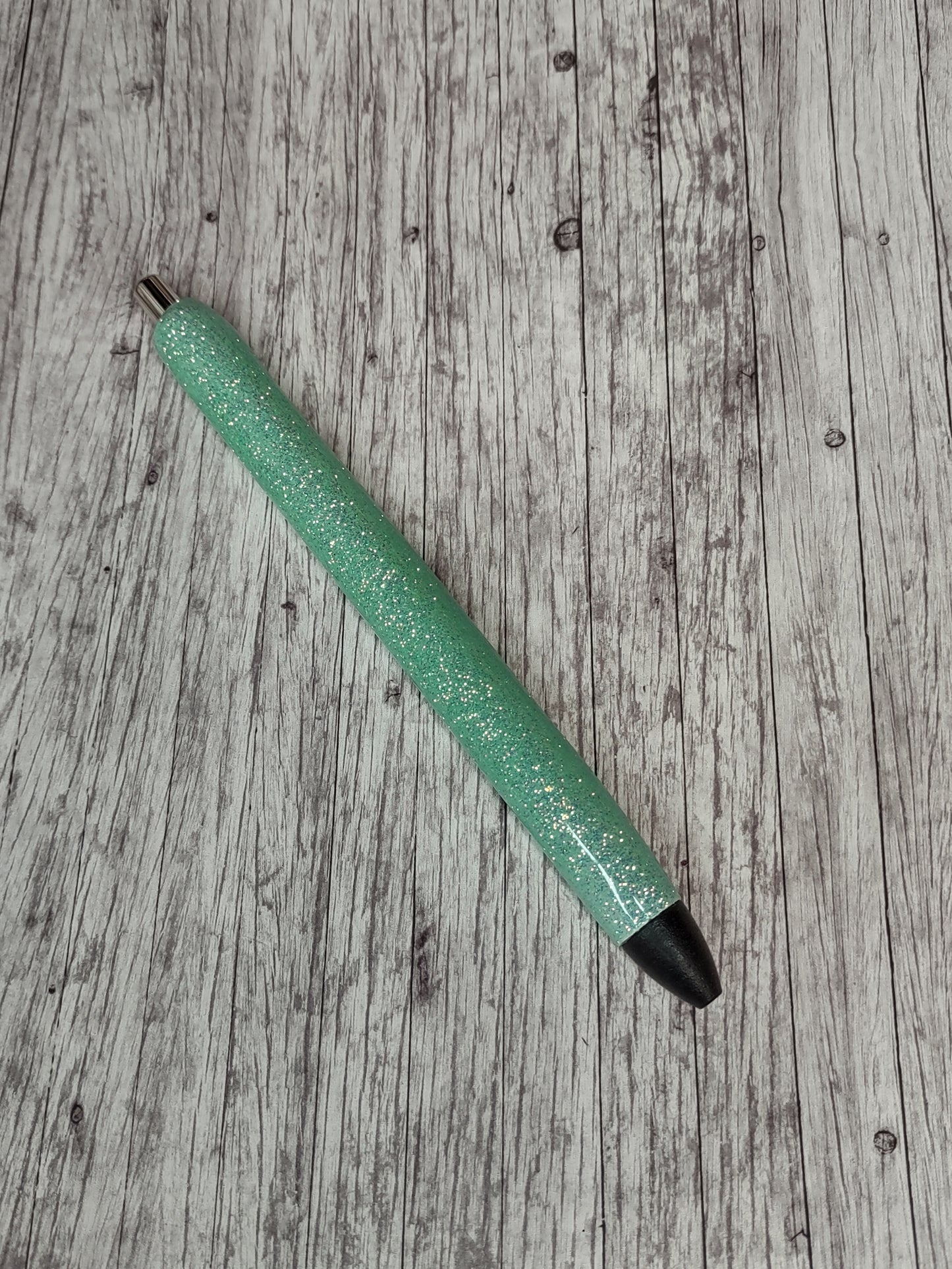 Mint Green Glitter Pen